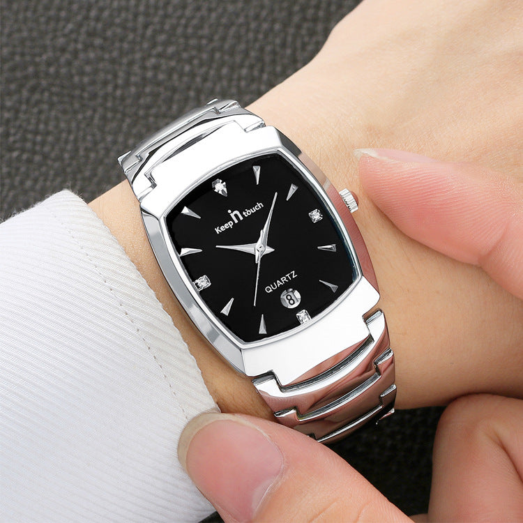 Ladies Tungsten Steel Couple Watch