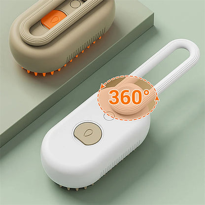 Cat and Dog Steam Brush Electric Spray For Massage and Pet Grooming