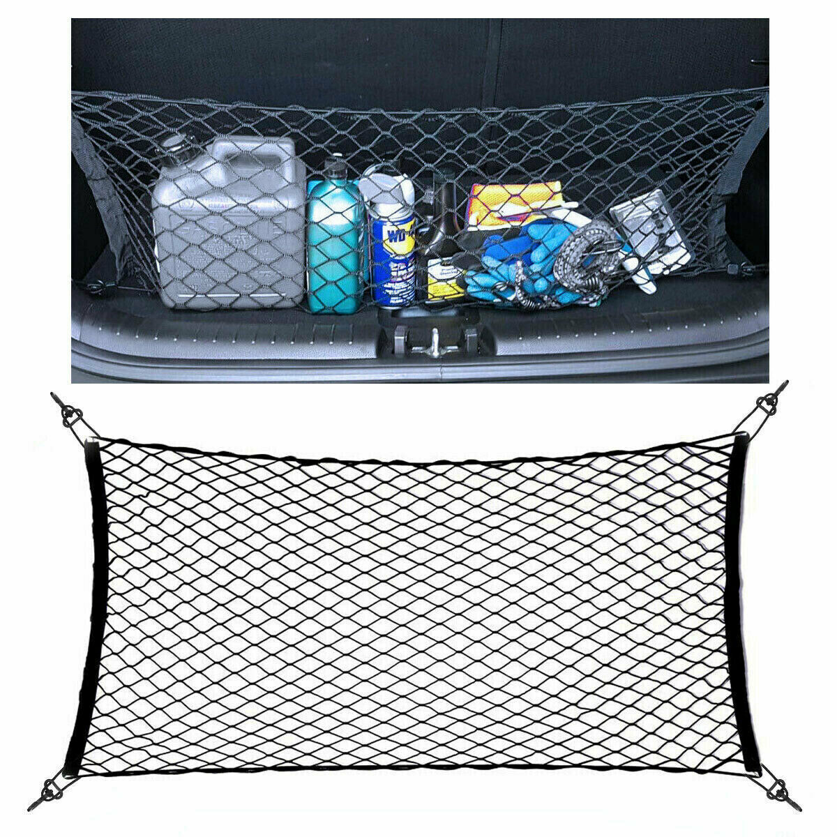 Trunk CARGO NET Nylon Elastic Mesh Organizer